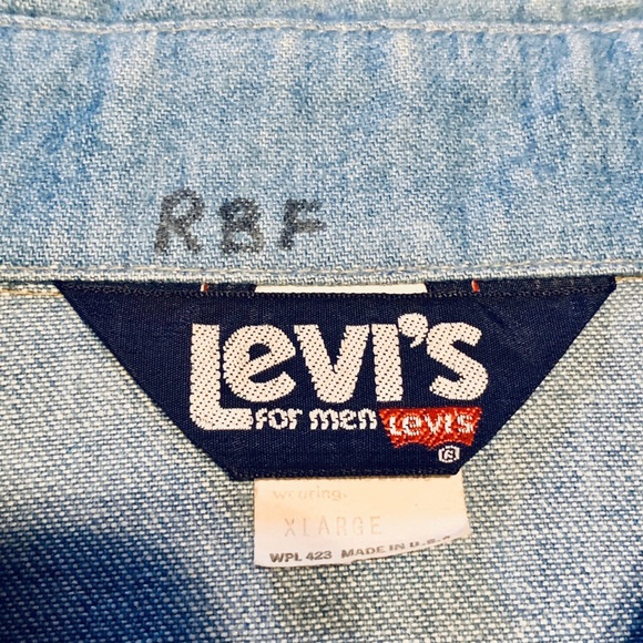 VINTAGE DENIM LEVIS ORANGE TAB LIGHT JACKET! - Picture 3 of 3